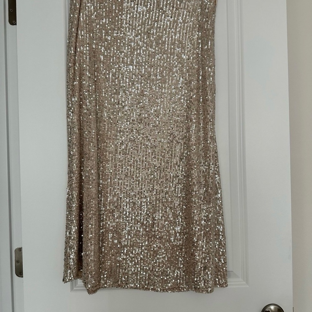 Versona Gold Sequin Skirt